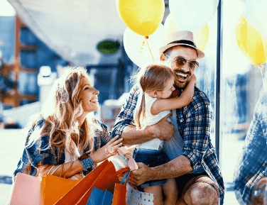 Familia en Nuevo Quilmes PLaza